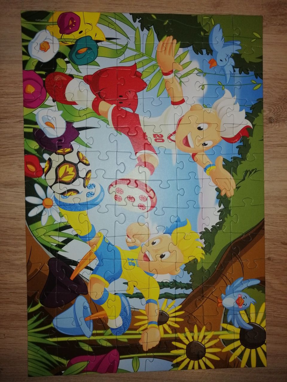 Puzzle UEFA euro 2012 piłka nożna 100 i 160 elementów