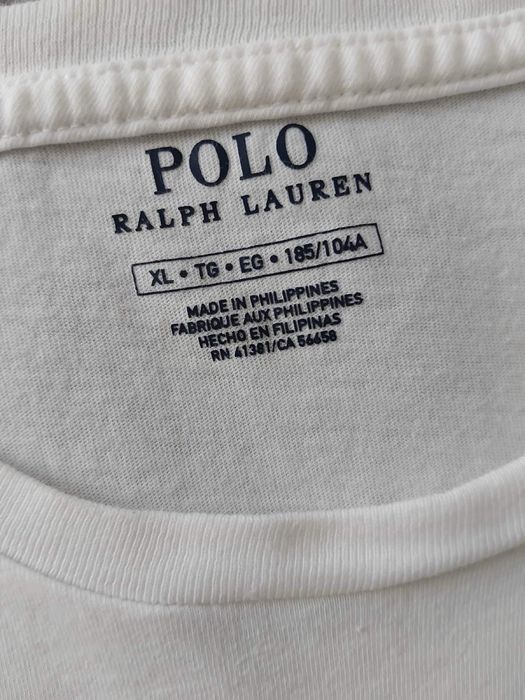 Лонгслив Polo Ralp Lauren білий. розмір L-XL