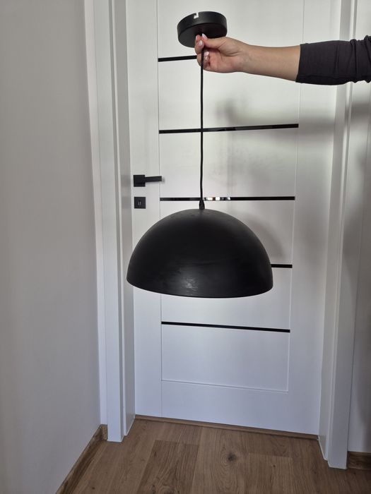 Lampa wisząca czarna
