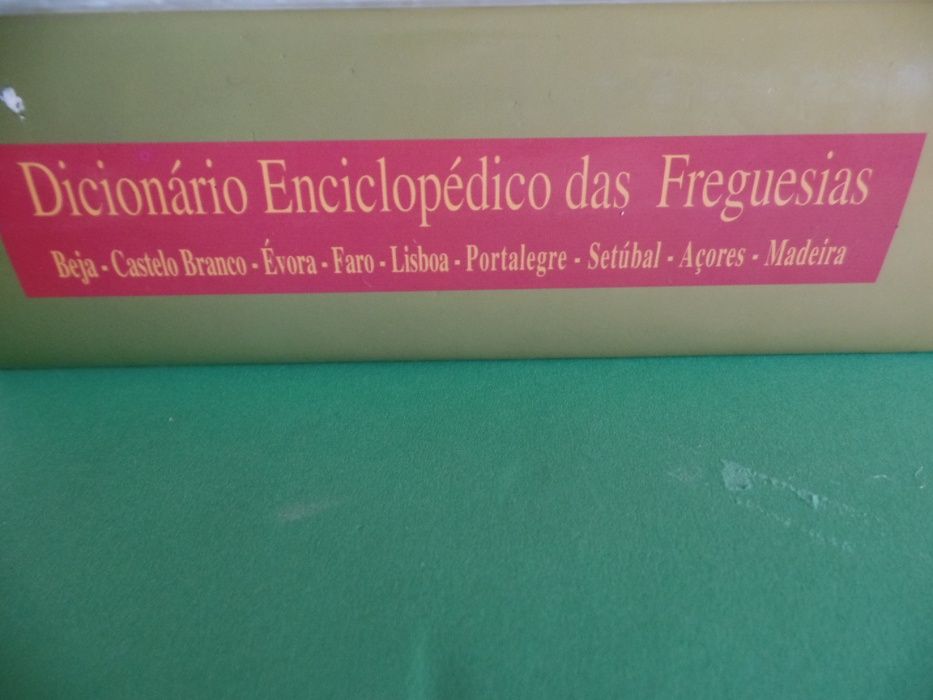 Dicionário Enciclopédico Das Freguesias 4 Volumes Novas