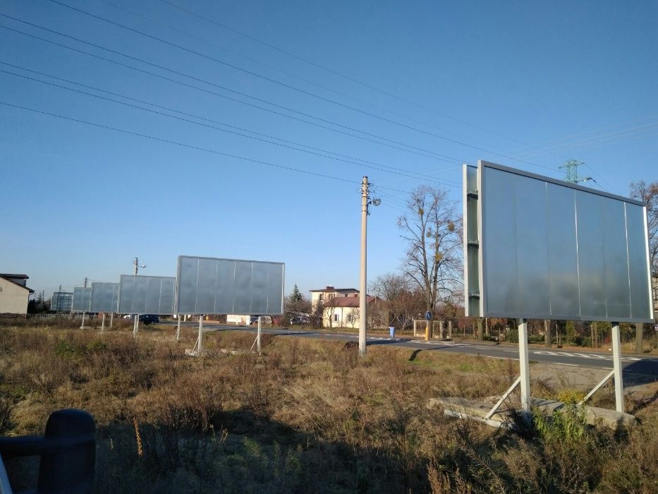 bilbord billboard tablica reklamowa konstrukcja szyld baner brutto