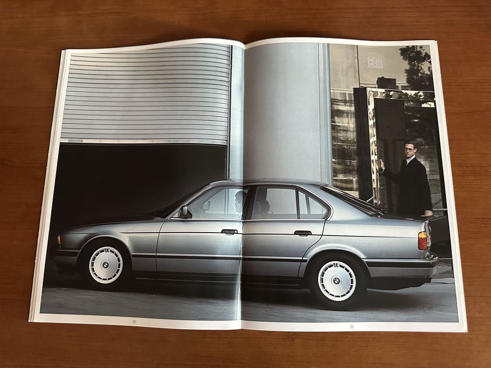 BMW e34 оригинальный мануал и рекламные брошюры