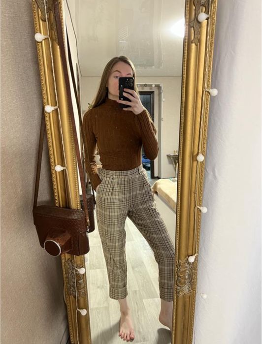 Брюки / бріджі в клітинку Berska