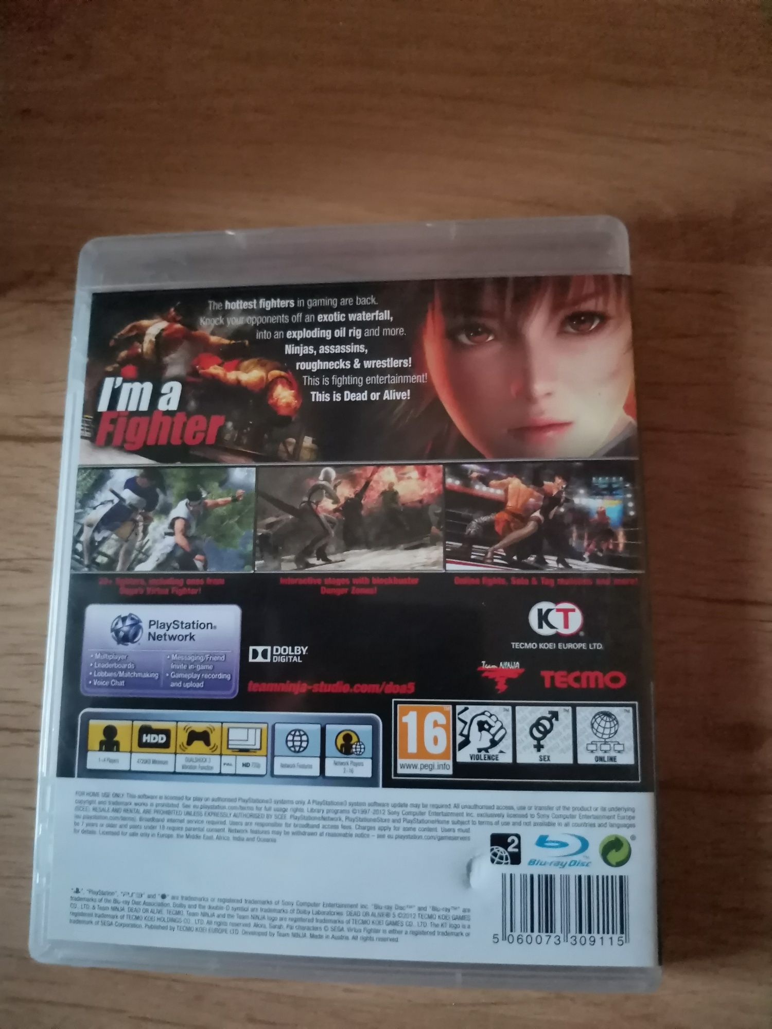 Dead or alive 5 ps3 PlayStation 3