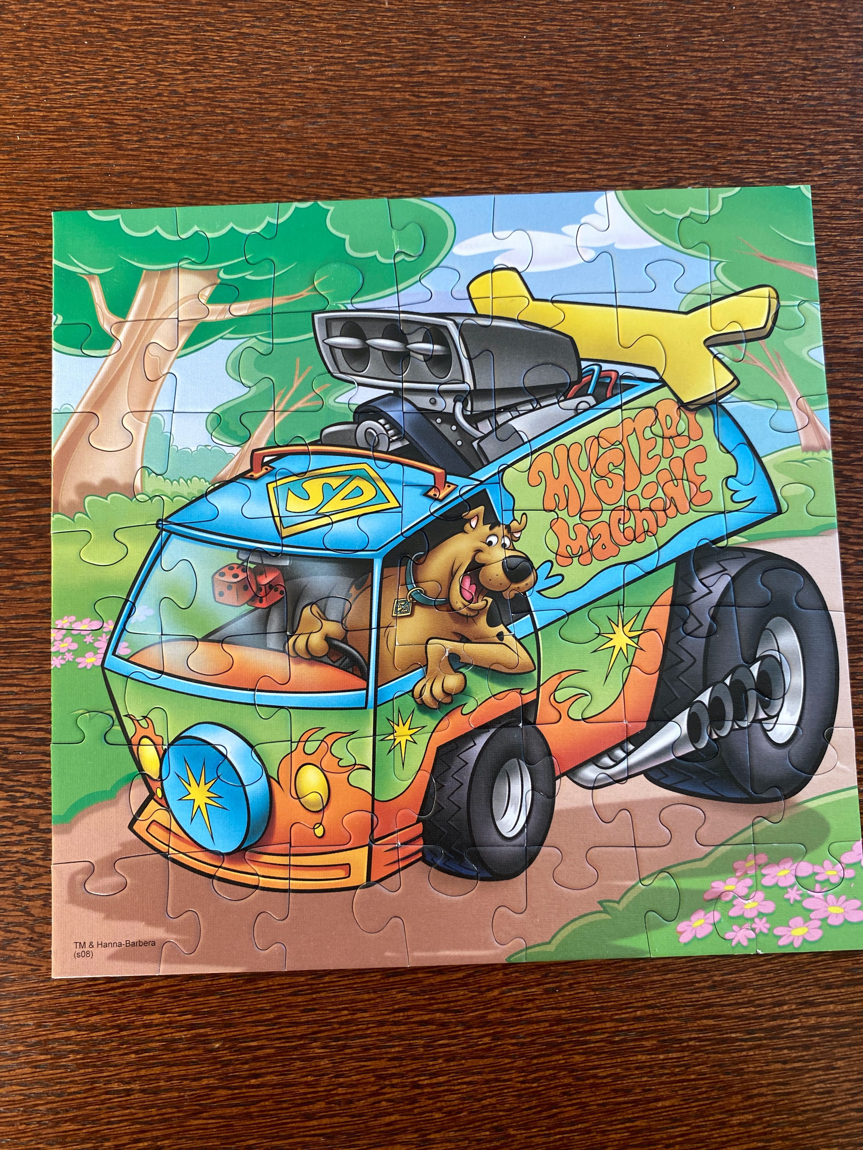 Puzzle Scooby Doo, 3 układanki: 20,36 i 50 elementów