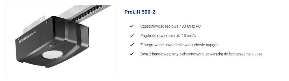 Brama Segmentowa Hormann Promocja 2025 Napęd