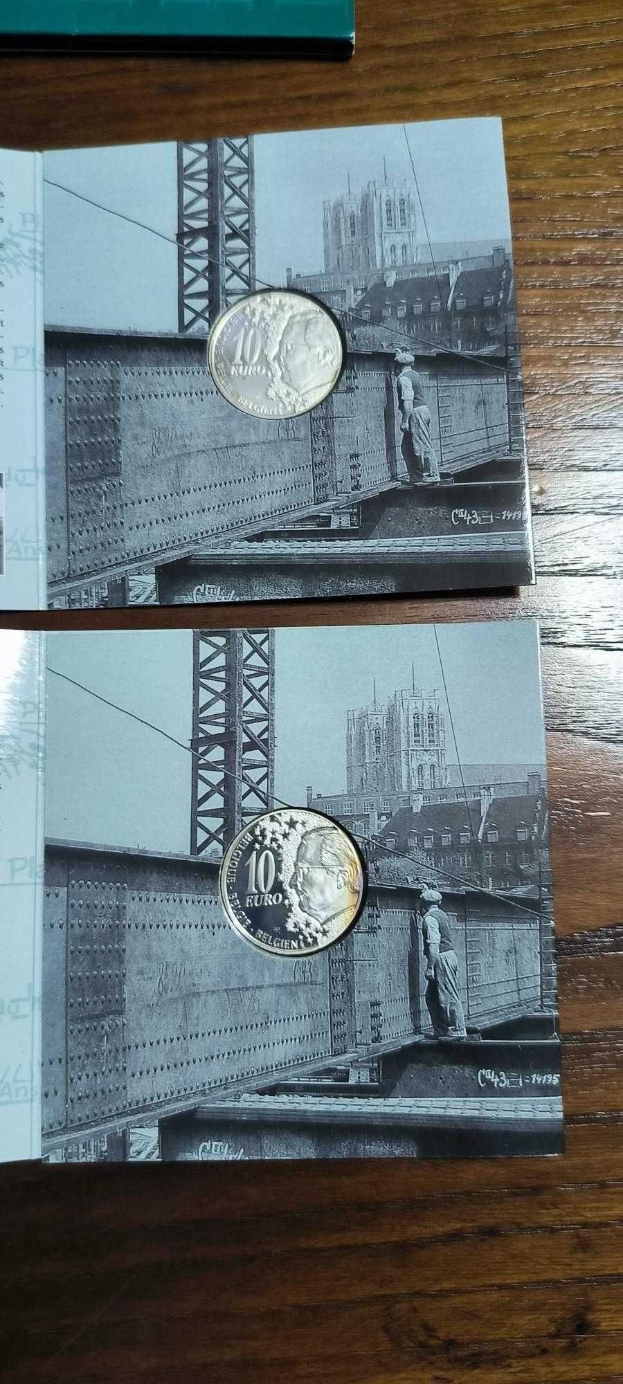 10€ bélgica proof  noord zuid prata