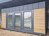Pawilon kontener 600x300 cm (6x3m), biurowy/usługowy/handlowy/ogrodowy