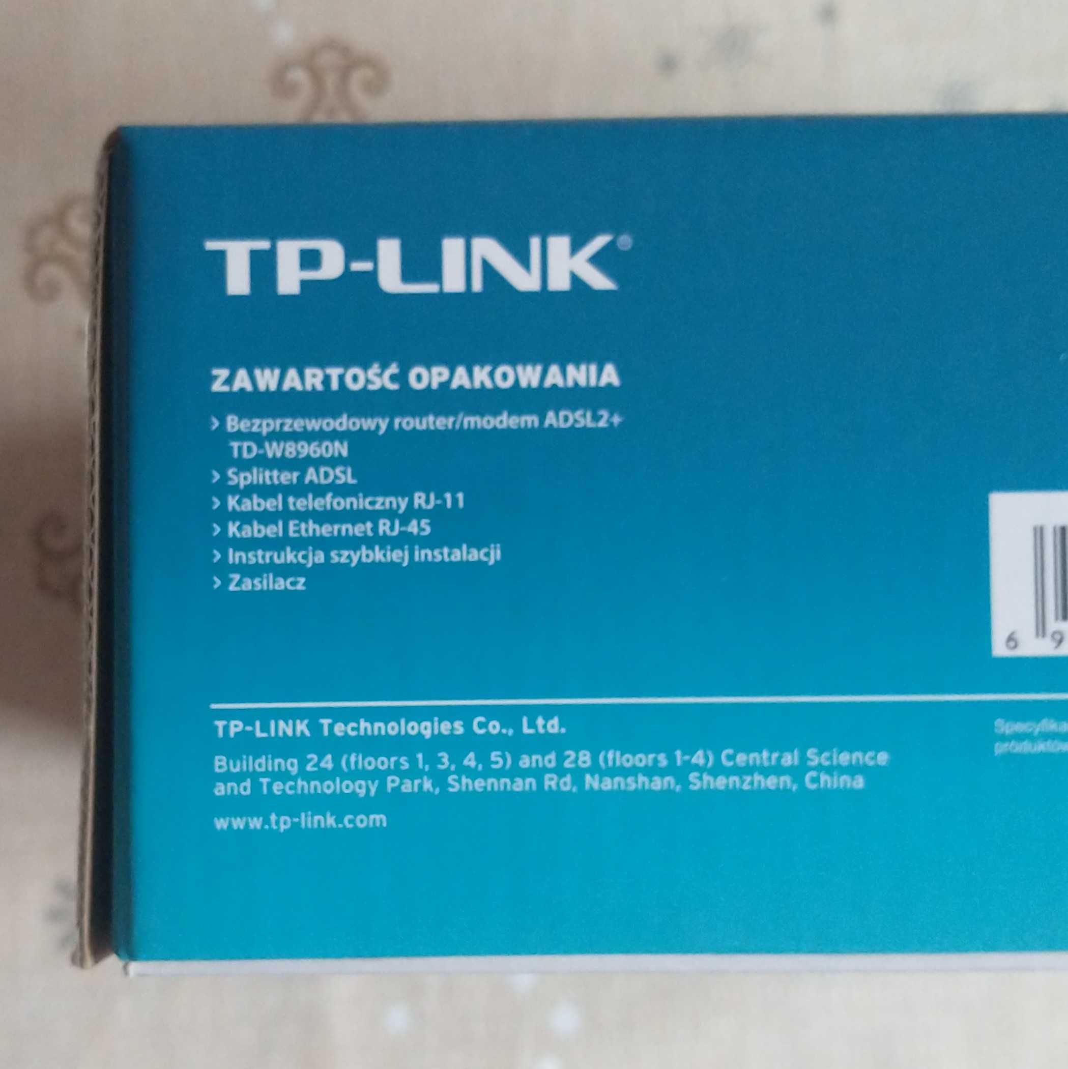 Tp Link ADSL2+ / model TD-W8960N.