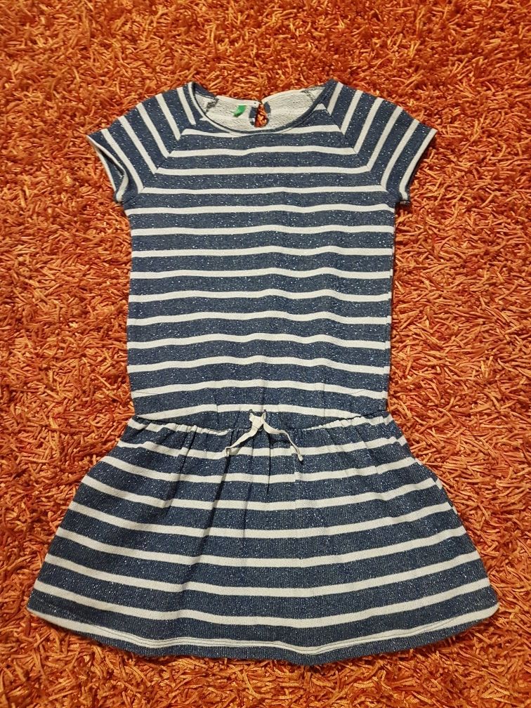 OFERTA PORTES - Vestido Riscas Azuis da Benetton (11Anos)