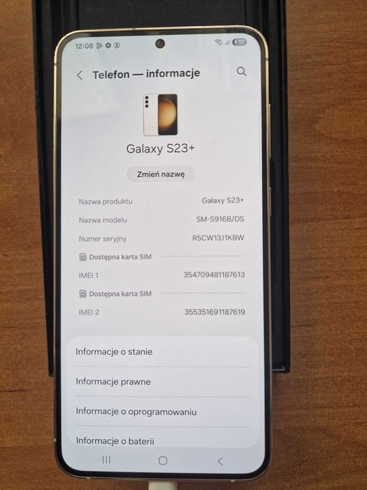 Samsung s23 plus 256gb