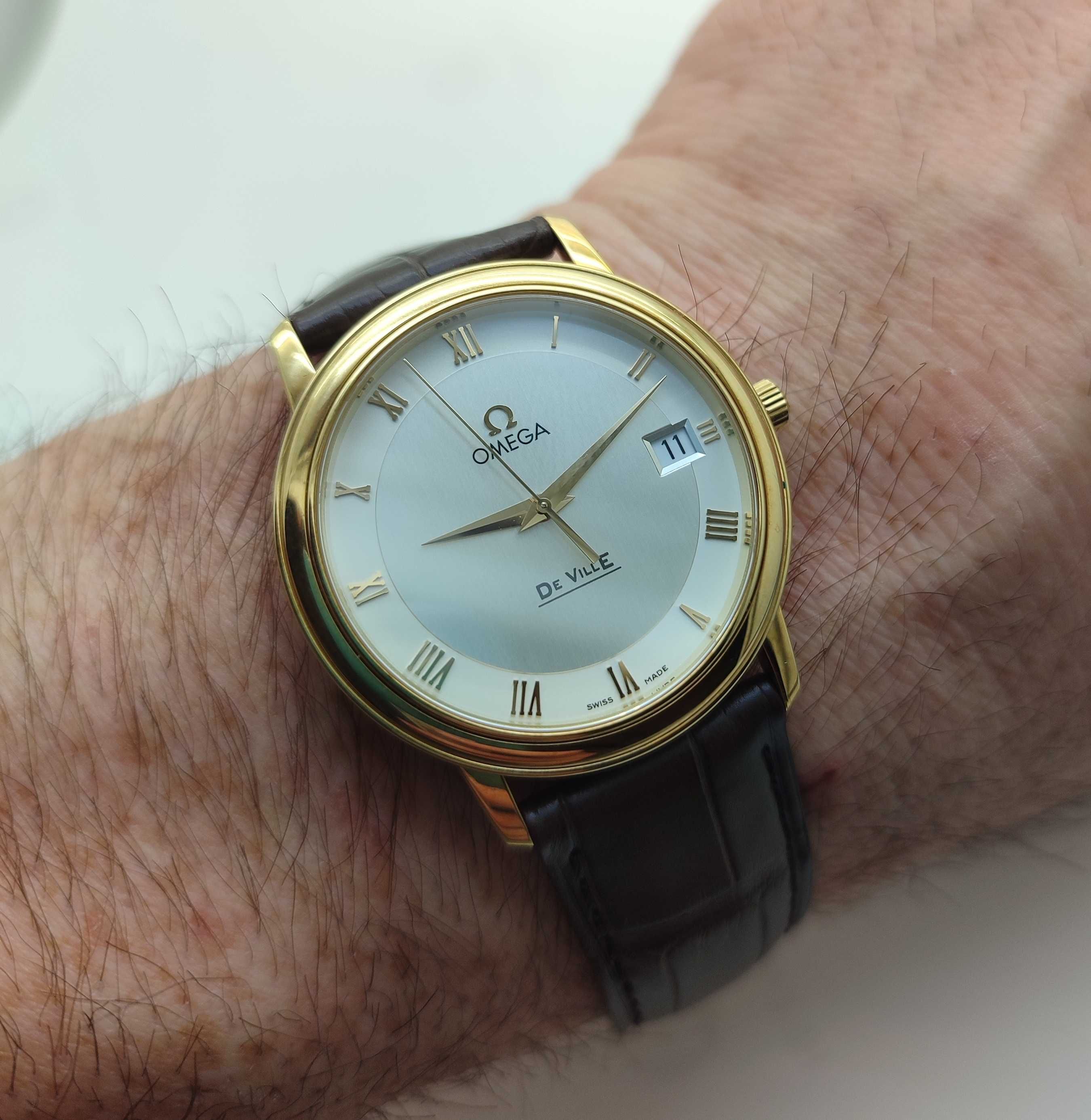 Nowa 18k złota Omega Prestige De Ville