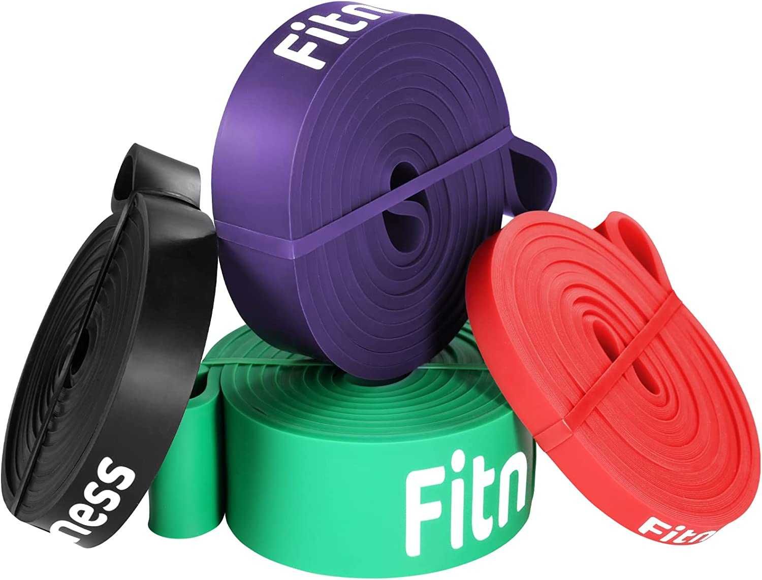 4x Bandas Elásticas de Resistência Exercício 12kg / 24kg / 36kg / 54kg