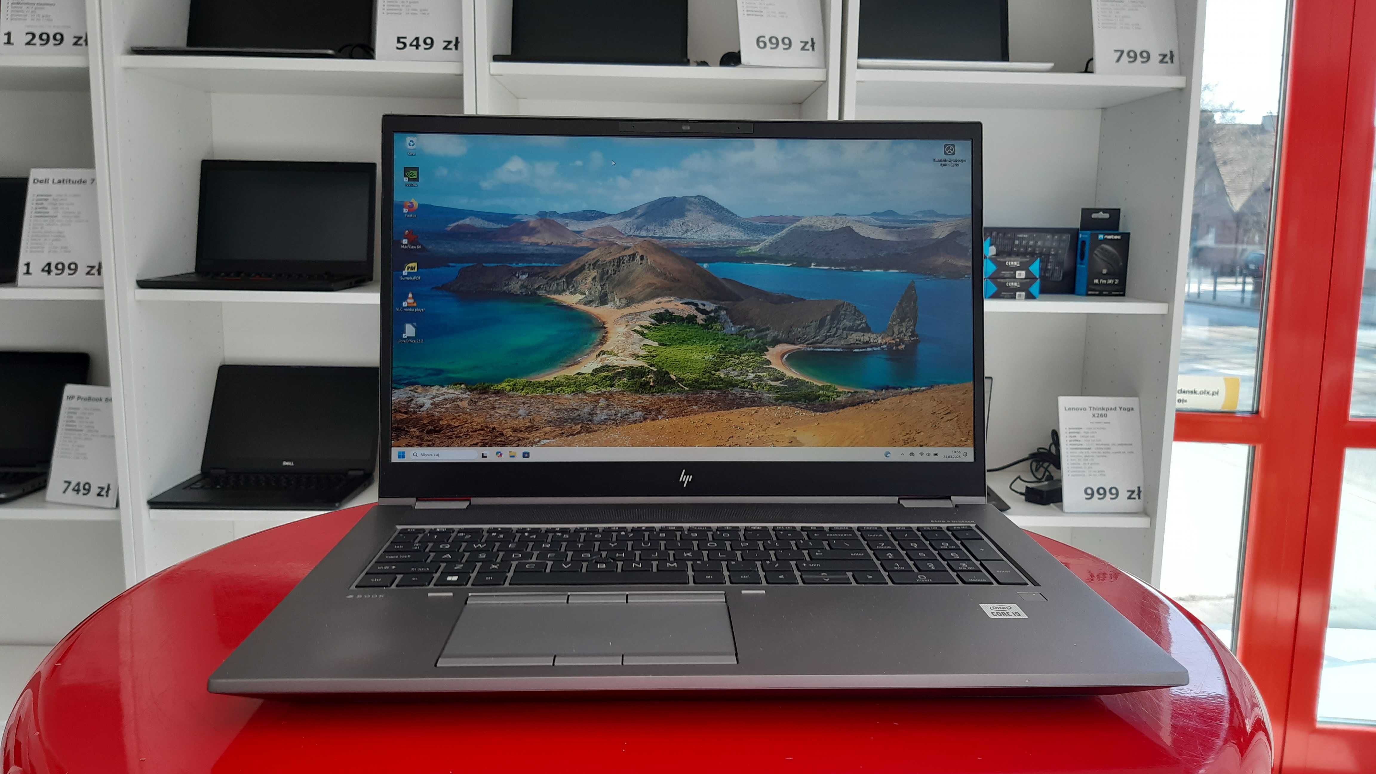 Laptop HP Zbook Fury 17 G7 i9-10885h 64GB/512SSD Quadro RTX 3000 6GB