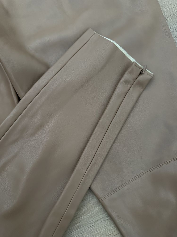 Spodnie, legginsy Zara, eko skóra , S