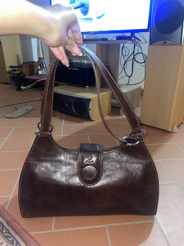 Skórzana torba duza made in italy