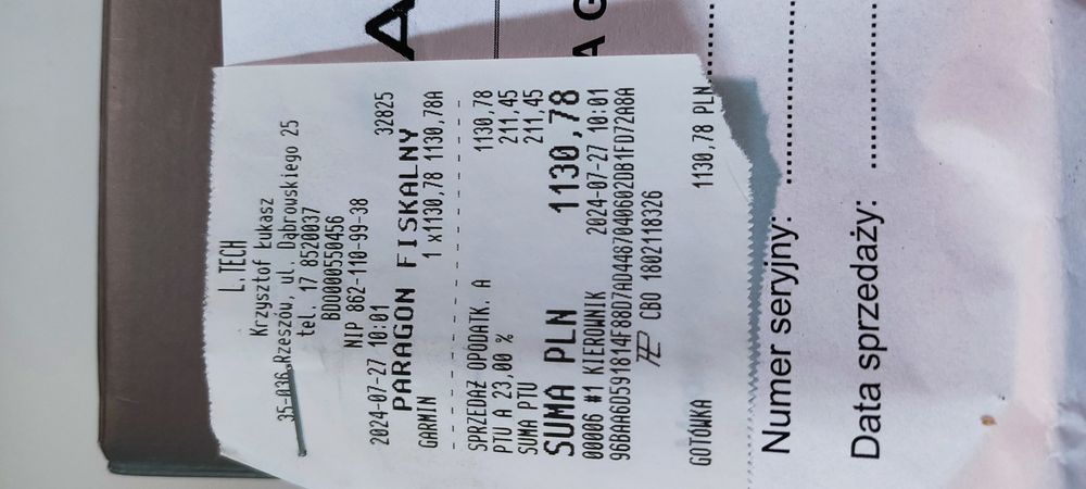 Komputer Garmin edge 530