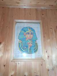 Папирус из египта.декор.картина.египет.в рамке.деревянная рамка