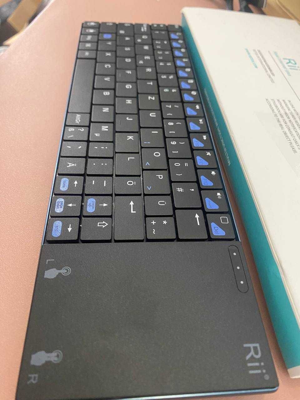 Rii K12 bezprzewodowa kompaktowa klawiatura z wbudowanym touchpadem