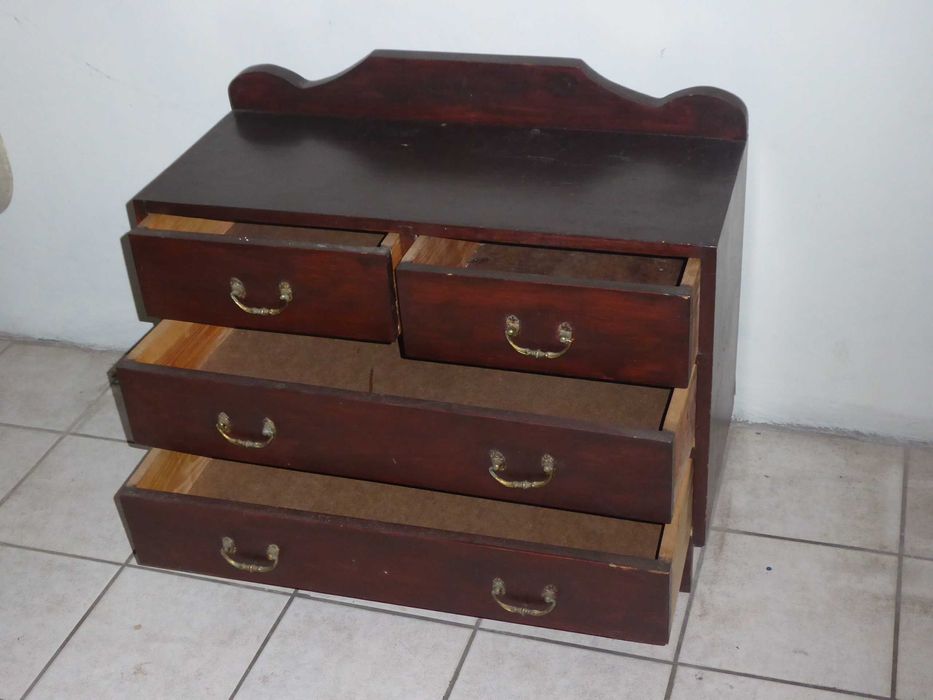 KOMODA Drewniana Rzemieślnicza od stolarza pocz. lat 80ych, Wroc