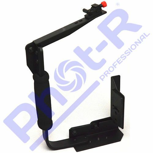 Phot-R Quick Flip Flash Bracket Grip Camera Holder Rig