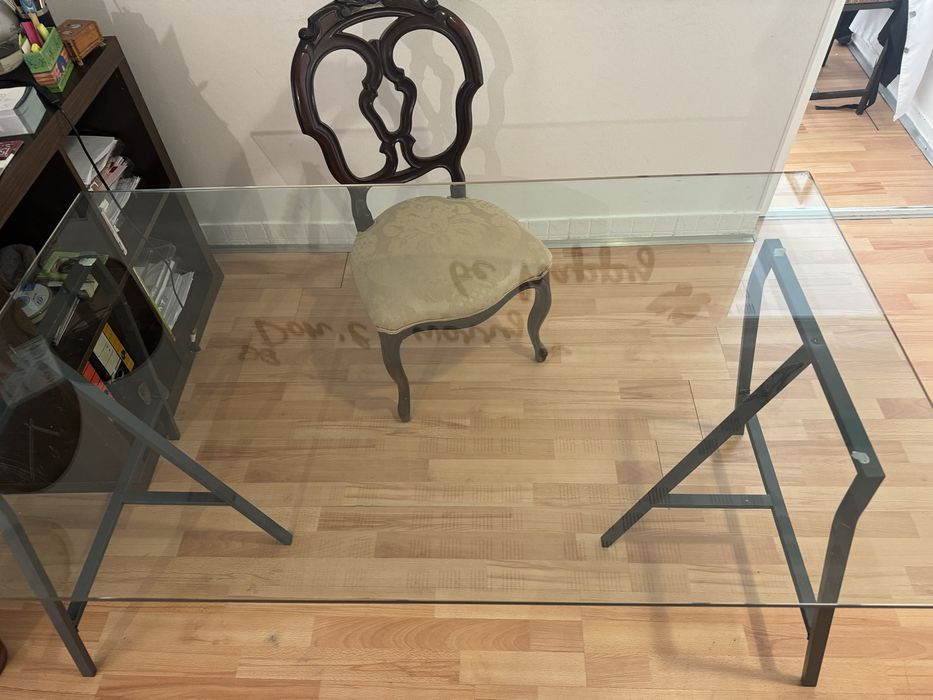 Cadeira vintage com forro novo