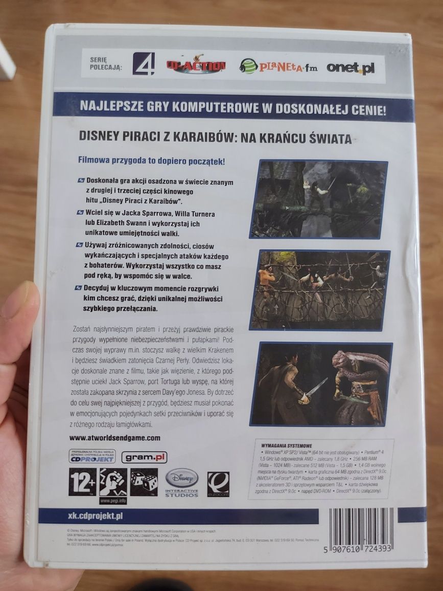 Gra na PC komputer Piraci z Karaibów Na Krańcu Świata
