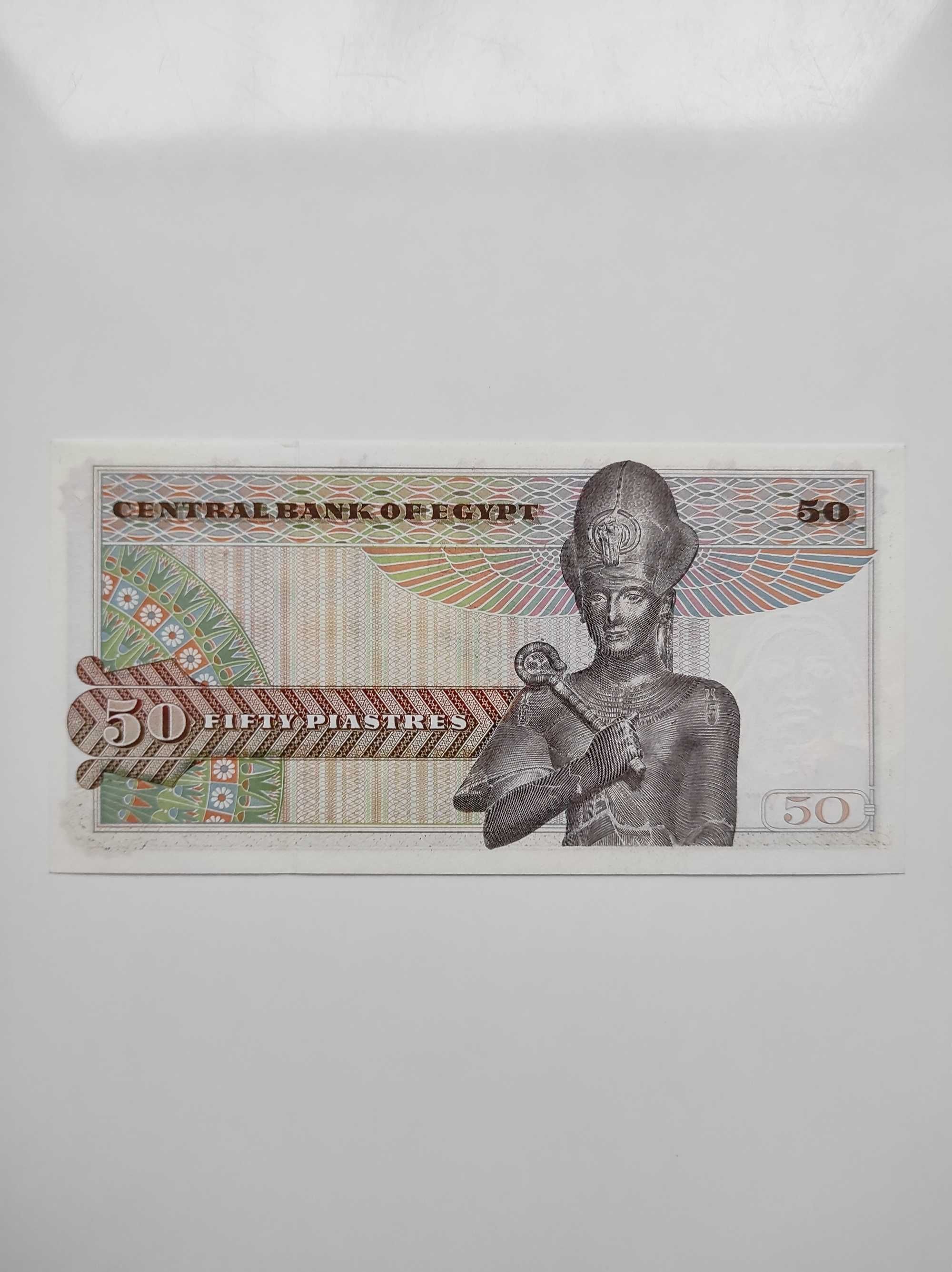 Banknot 50 Piastrów Egipt 1978