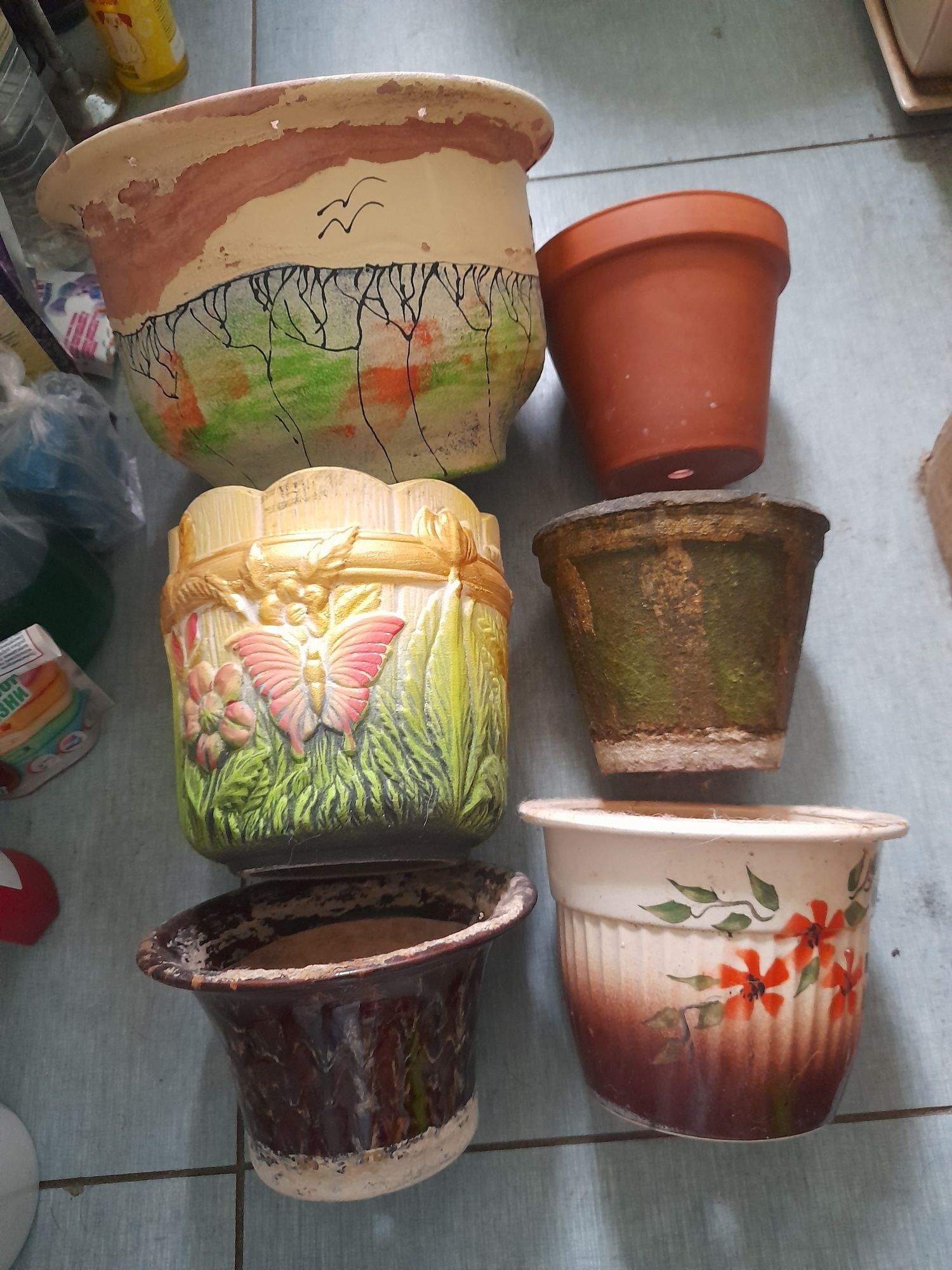 Керамический горшок кашпо для цветов вазон керамика  для орхидей