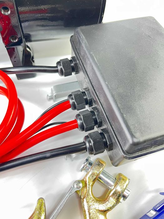 Електрична лебідка 26000 lb / 11793 кг 12V промислова, сталевий трос