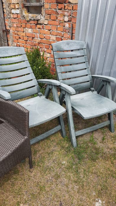Krzesła ogrodowe rozkładane