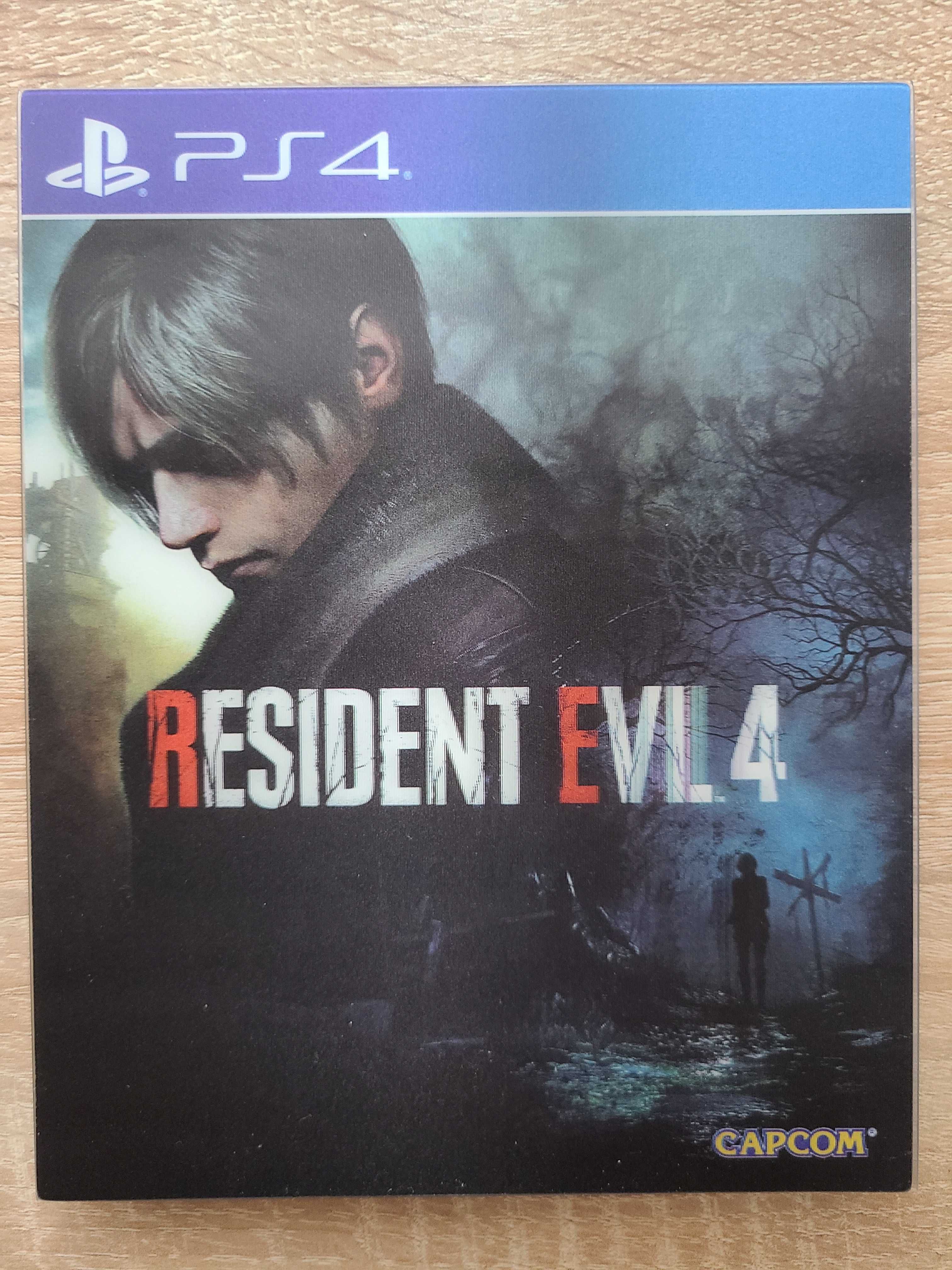 PS4/PS5 Диск Resident Evil 4 Remake Steelbook (новий, рос мова)