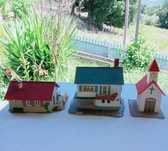 CASAS H0 (3) para maquetes (Reservado RM)