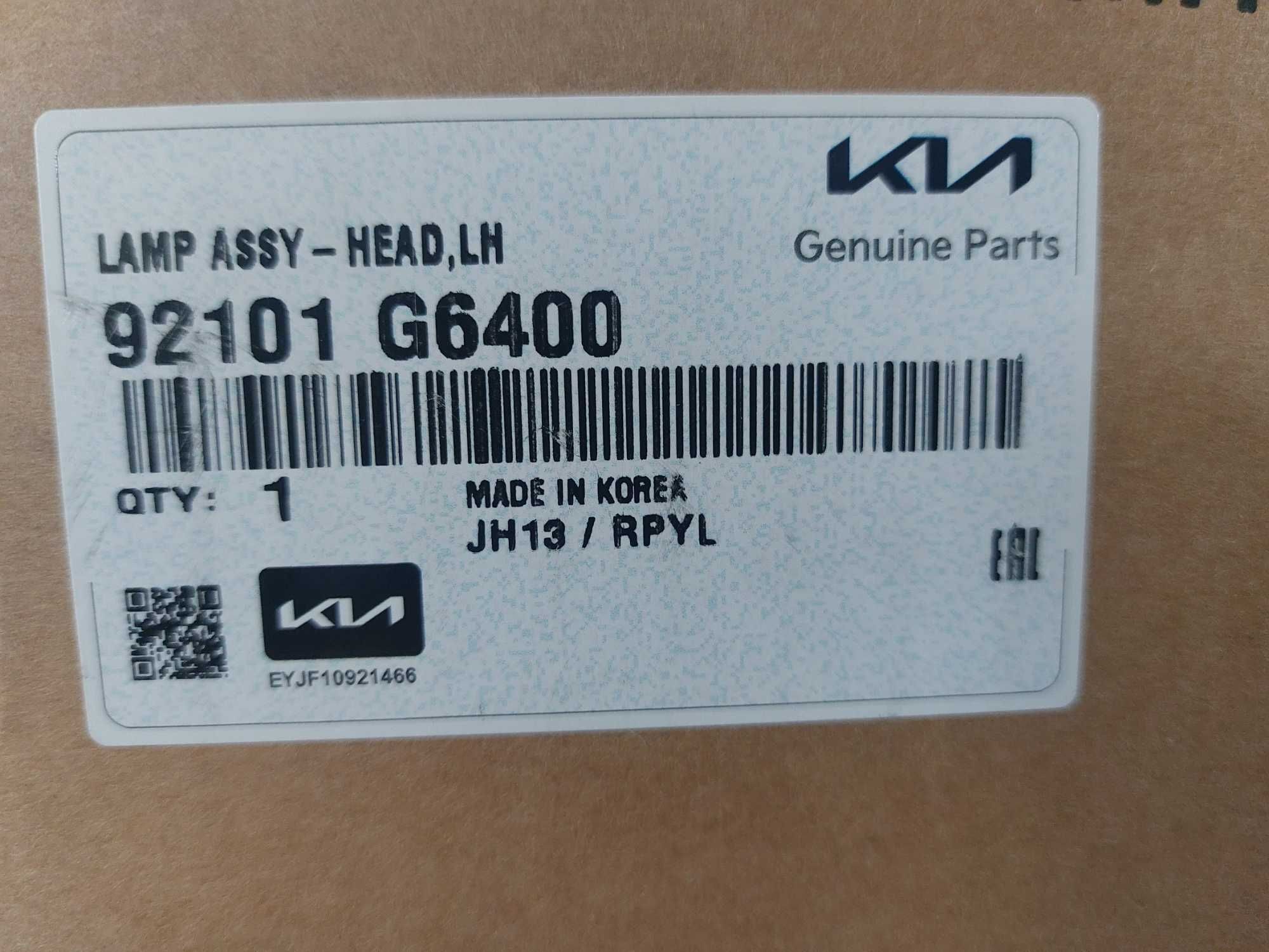 Reflektor Lampa Kia Picanto GT-Line nowa oryginał