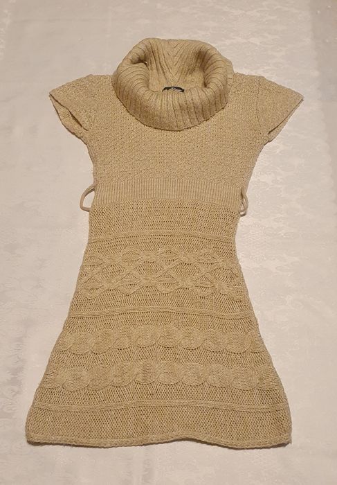 Sukienka kawa z mlekiem 38