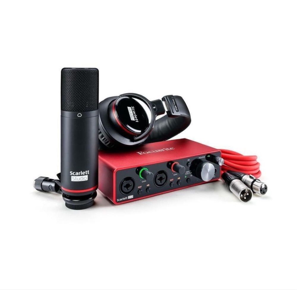 Zestaw Focusrite Scarlett 2i2 Studio