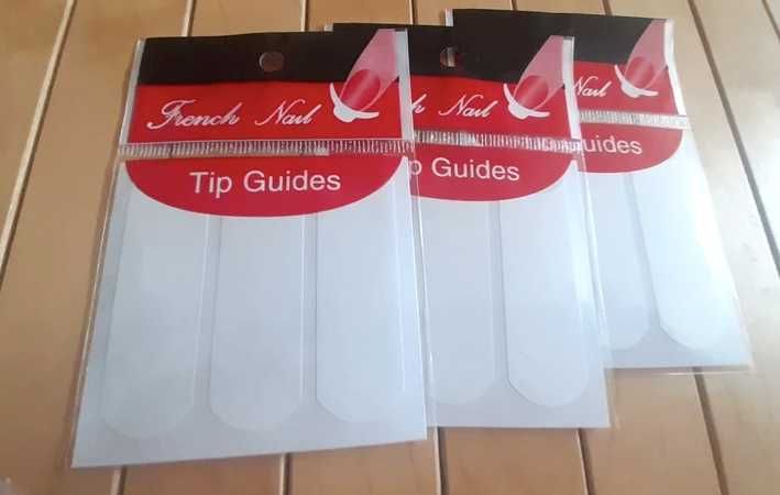 Naklejki do french manicure 3x48sztuk=144sztuki