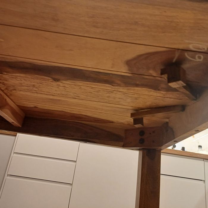 Stół drewniany rozkładany sheesham palisander lagos 120-200x80cm