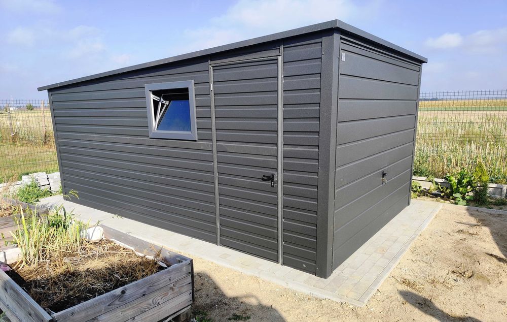 Garaż 6x5 w kolorze GRAFIT