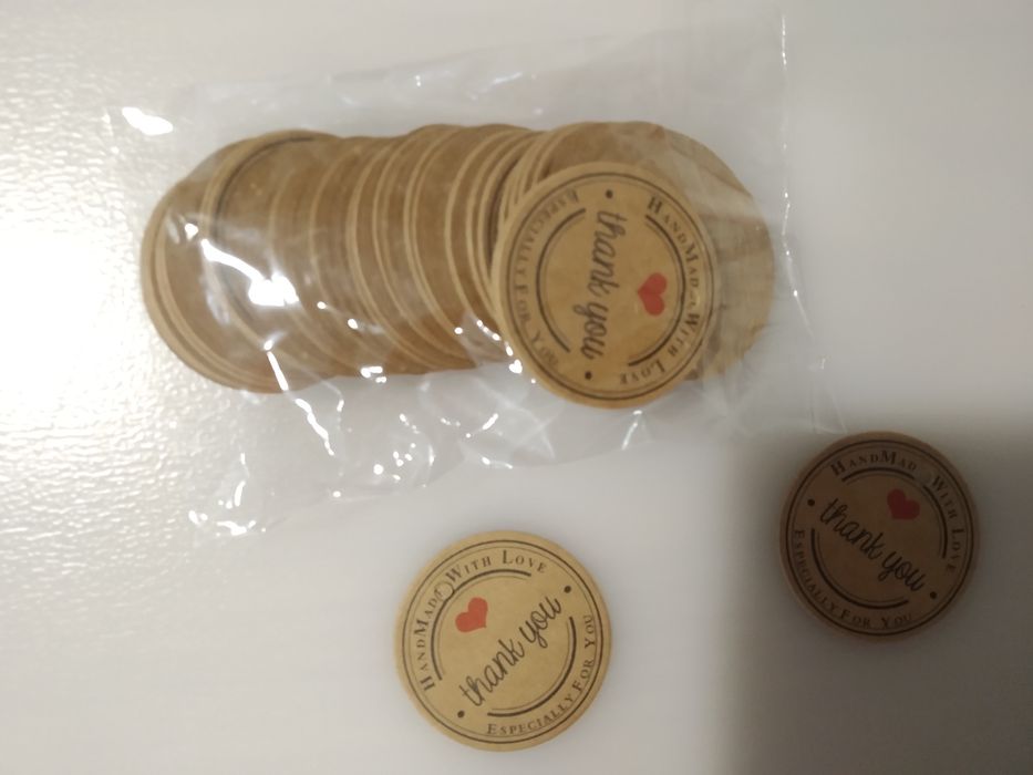 Etiquetas presentes decoração