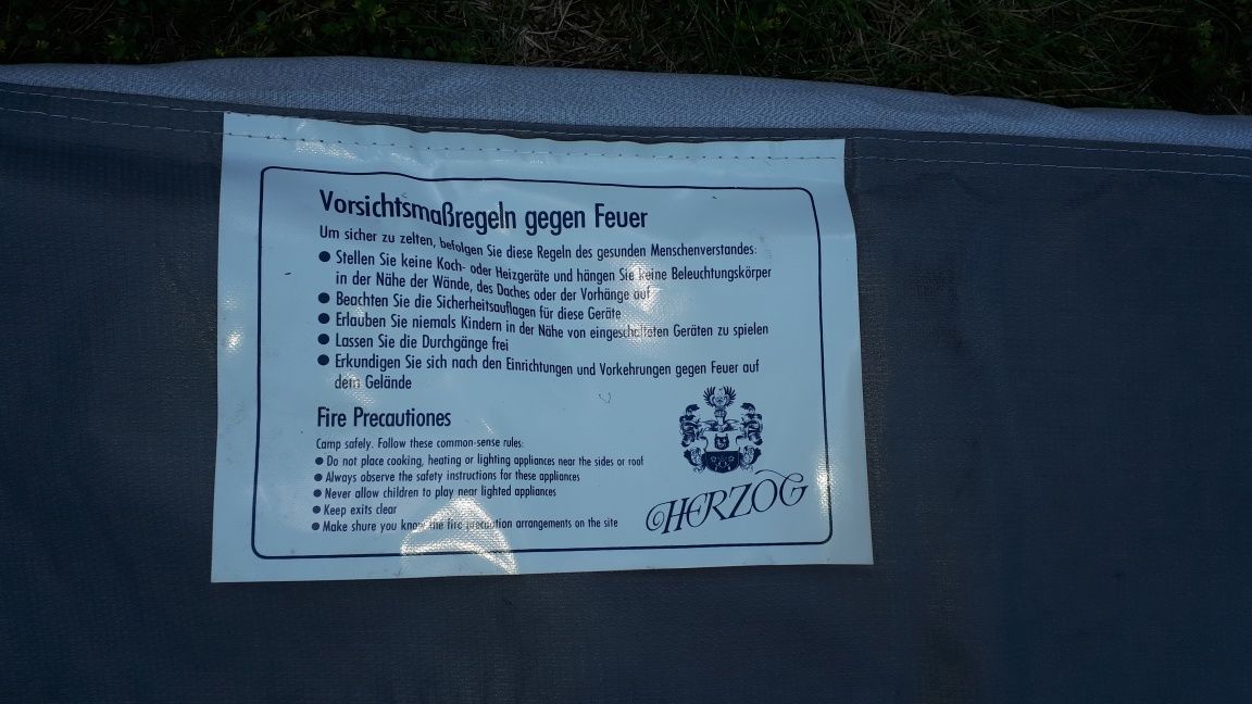 Namiot do przyczepy kampingowej - kedra 5m