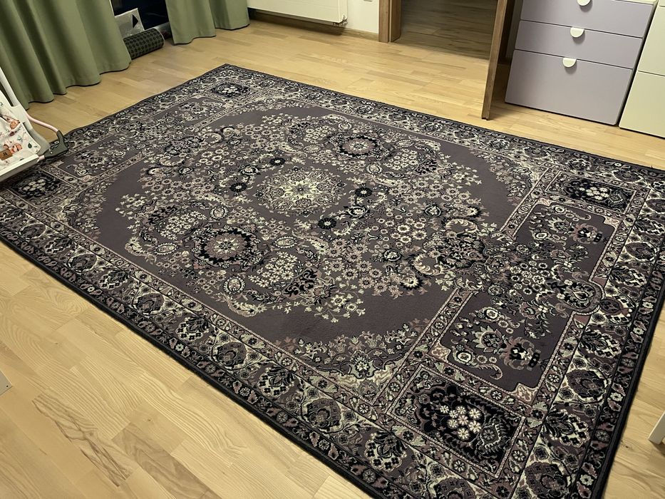 Fioletowy dywan PO PRANIU, 3 m x 2 m