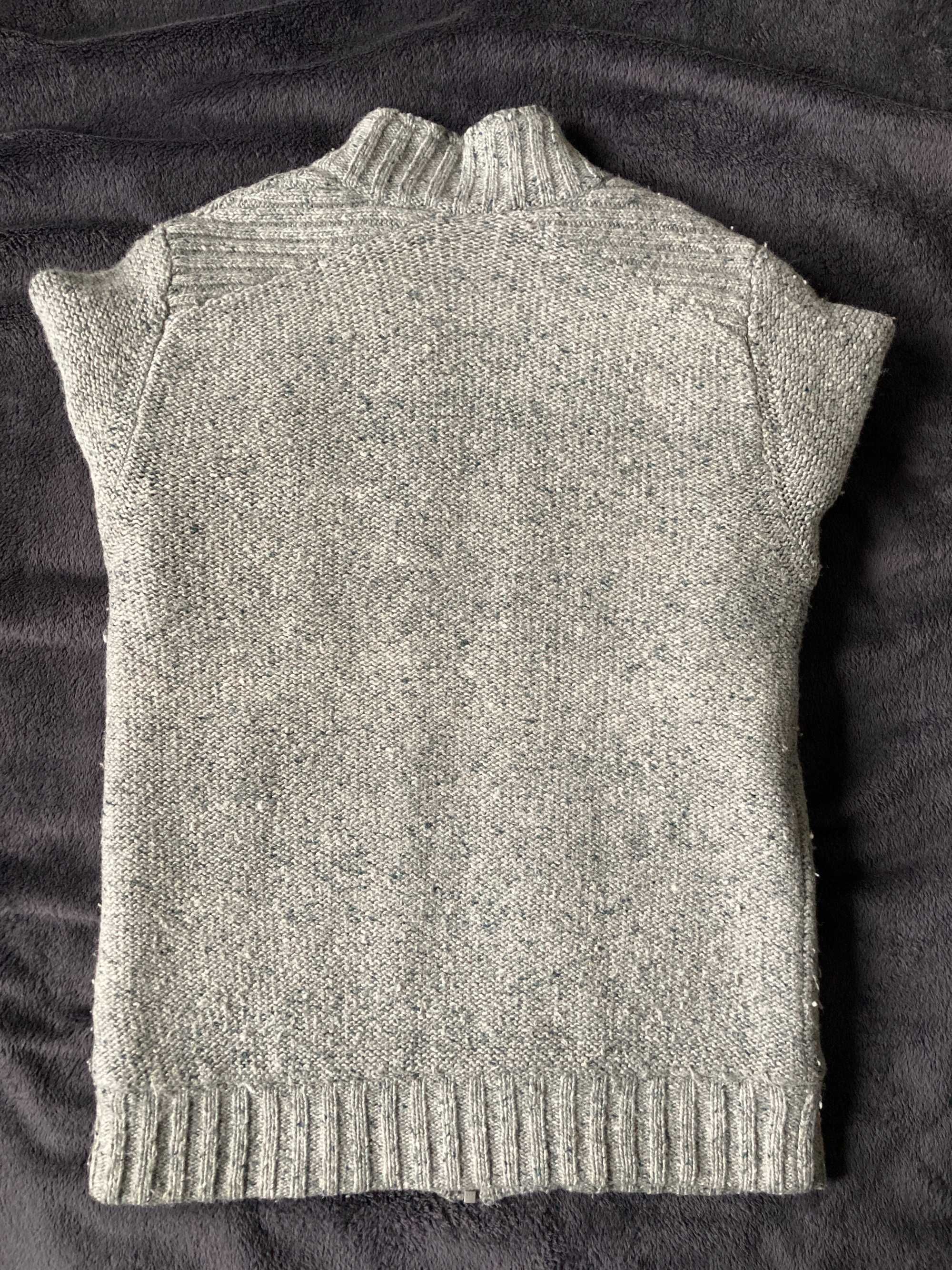 Męski ciepły wełniany sweter, MUSTANG, rozmiar M.