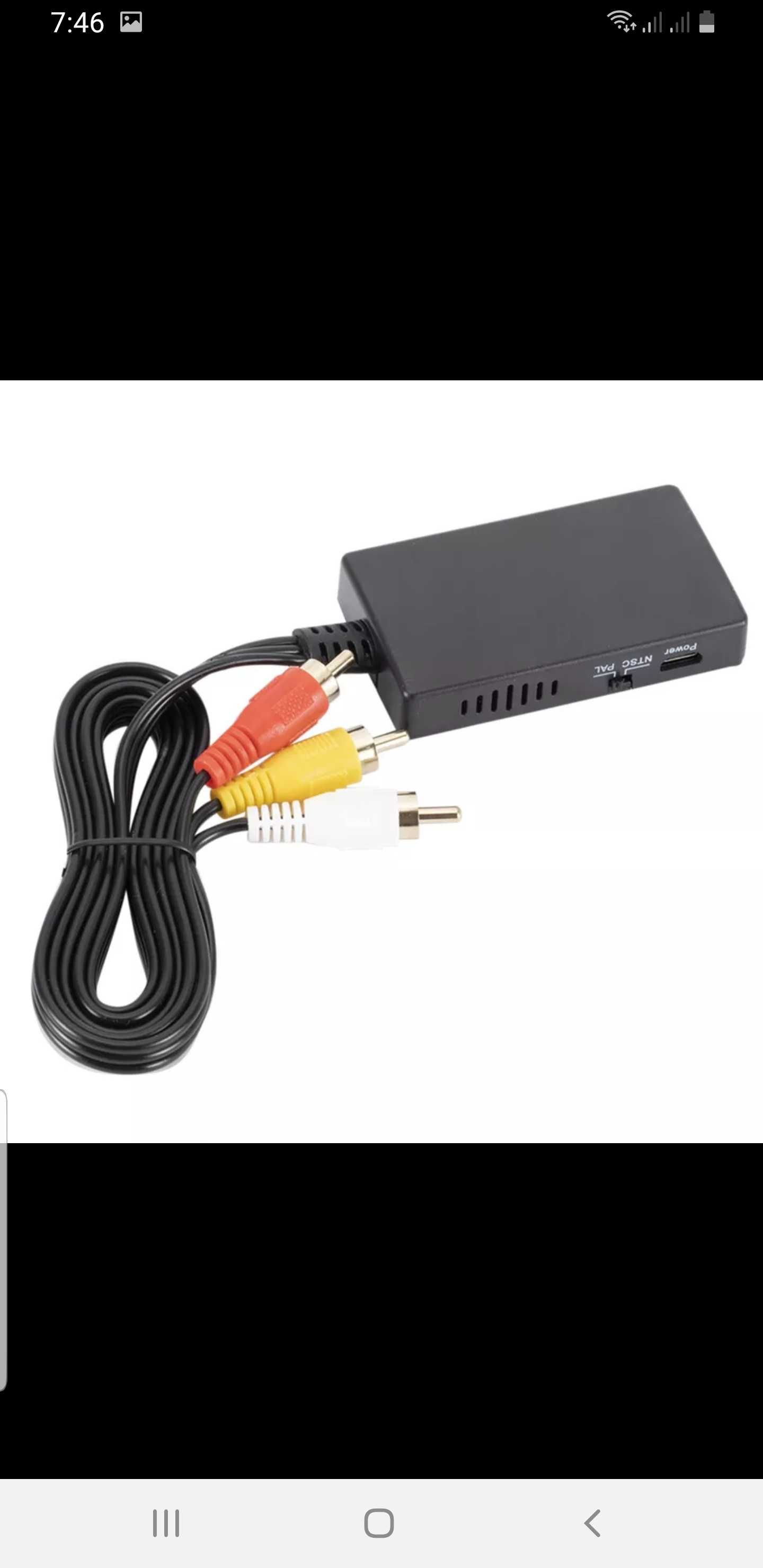 Конвертер от HDMI to AV адаптер, переходник с HDMI на AV