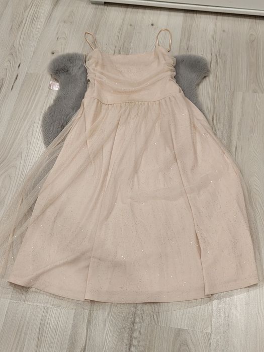 Morelowa piękna mieniąca się sukienka XL.Brokat impereza sylwester