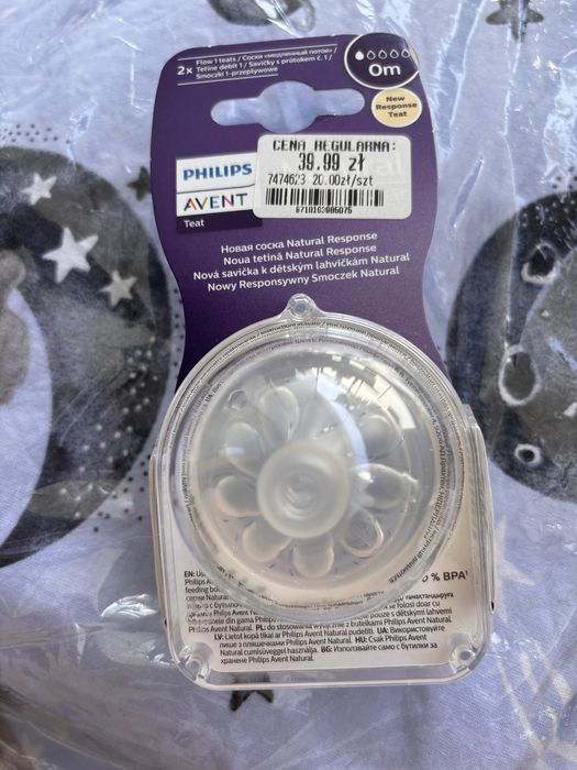 Phillips Avent Smoczek Responsywny do butelki 0m+