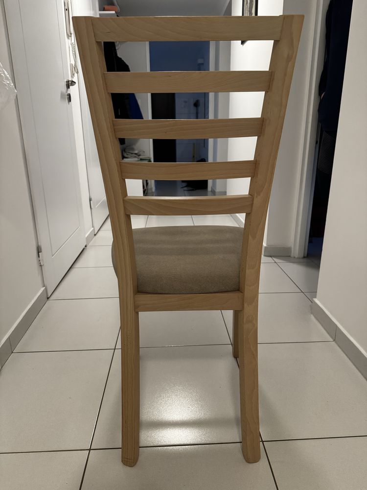 Krzesło drewno tapicerowane