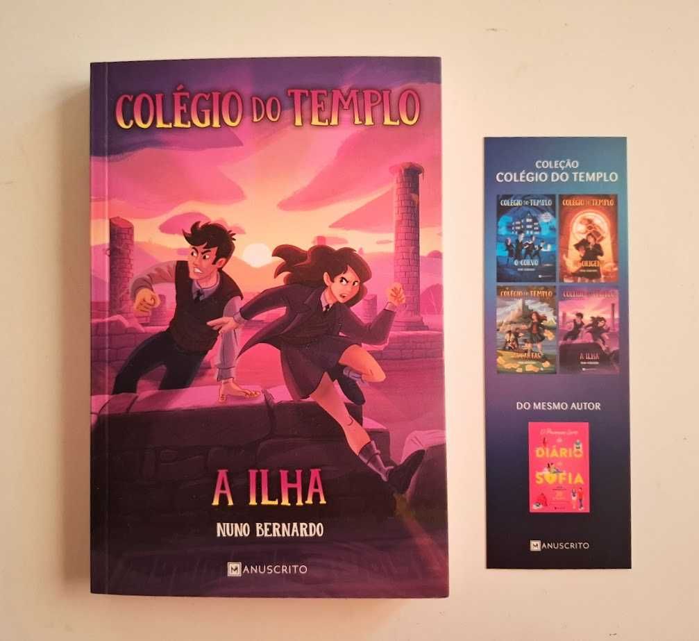 Livros "O Colégio do Templo" - numeros 1, 2, 3 e 4.