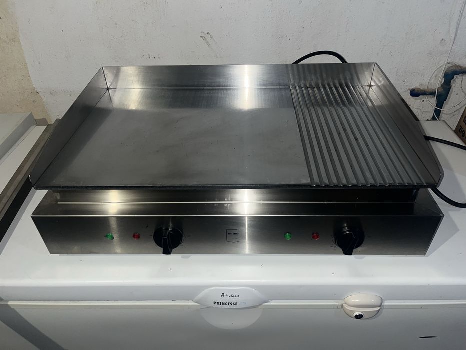 Grelhador profissional aço inoxidável