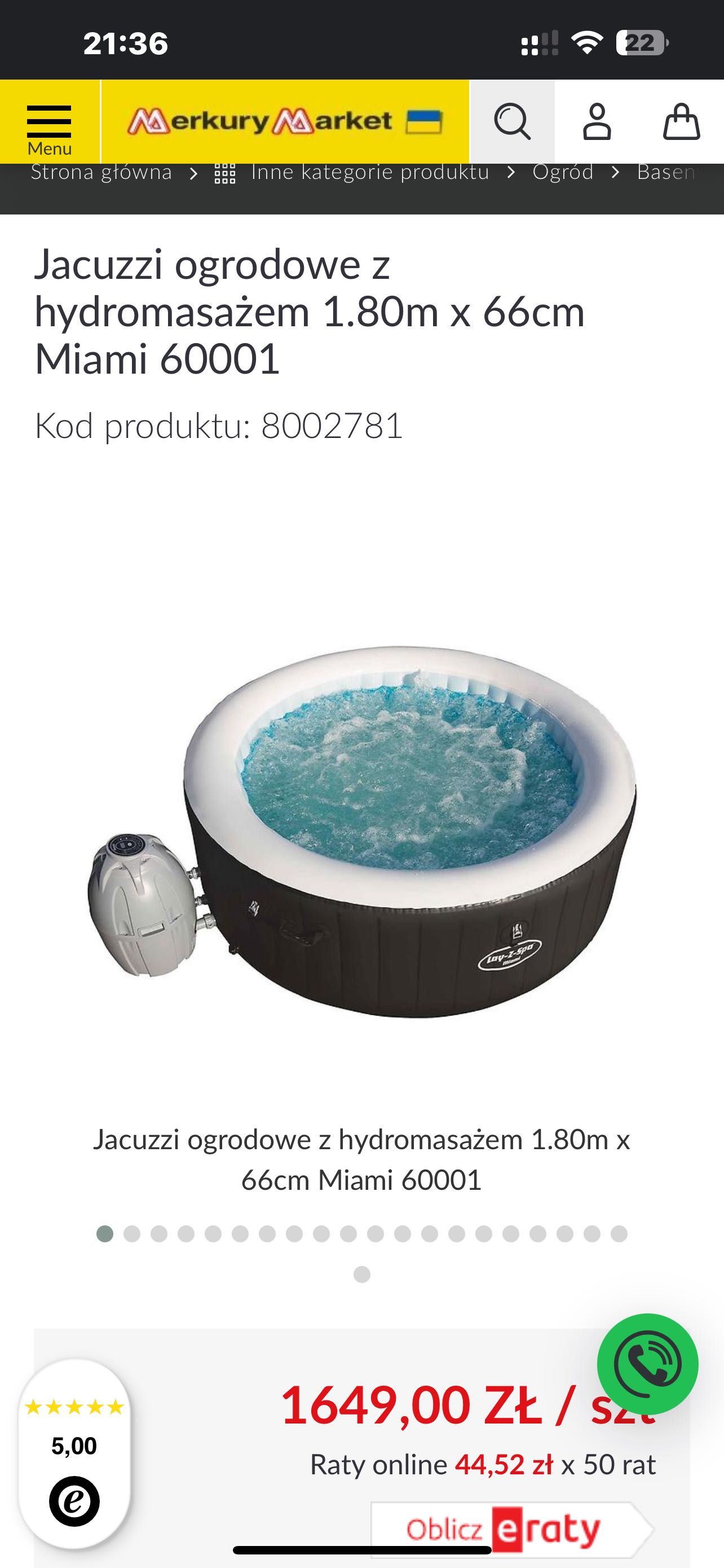 Jacuzzi Bestway Lay-Z-Spa Miami